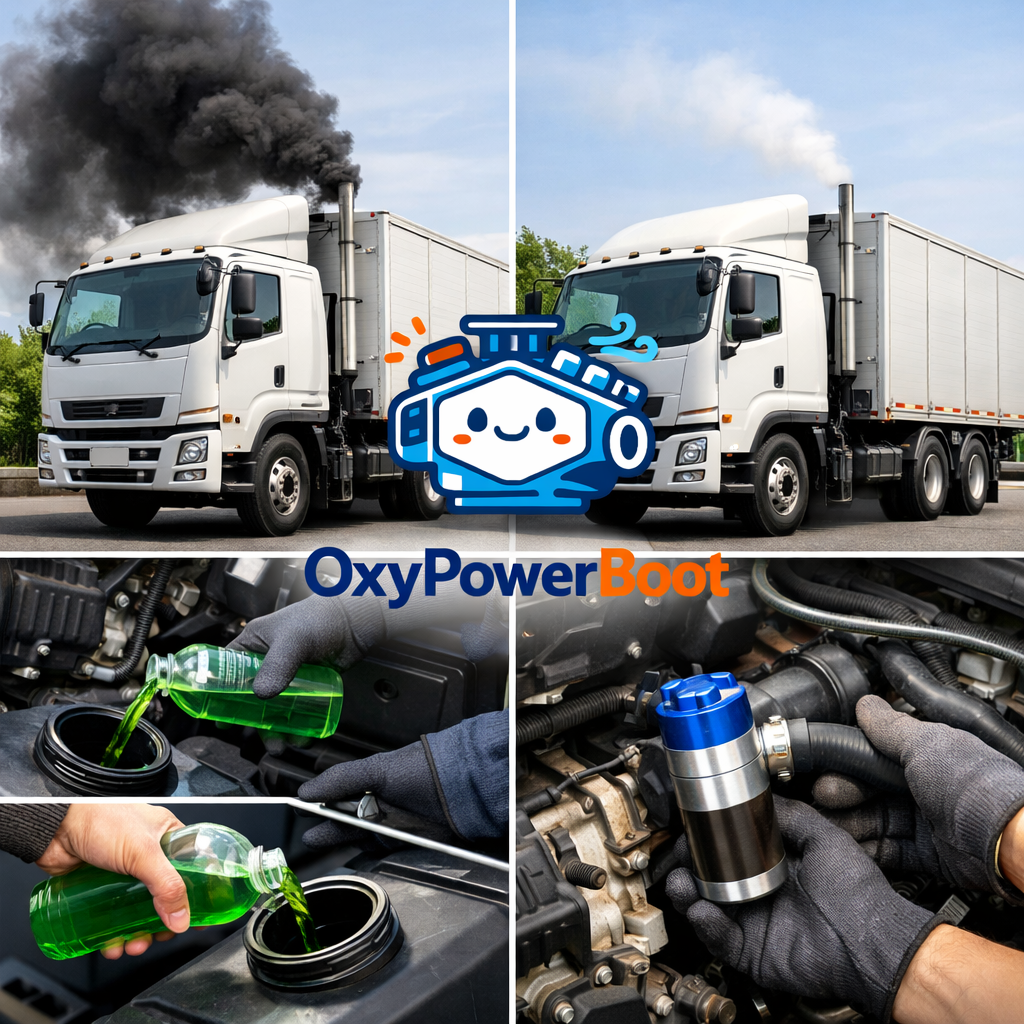 วิธีลดควันดำรถบรรทุก 10 ล้อ