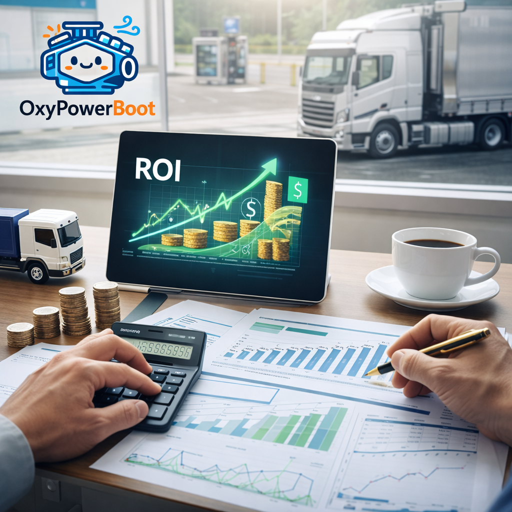 คำนวณ ROI การประหยัดน้ำมันรถบรรทุก