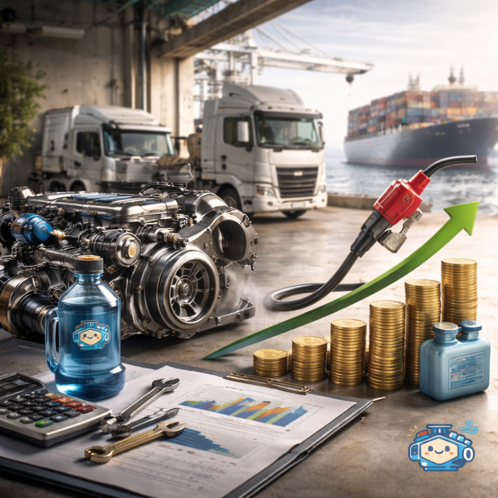 ภาพประกอบเกี่ยวกับ ลดต้นทุนการเดินเรือ เช่น รถดีเซล เครื่องยนต์ หรือกราฟต้นทุนน้ำมัน