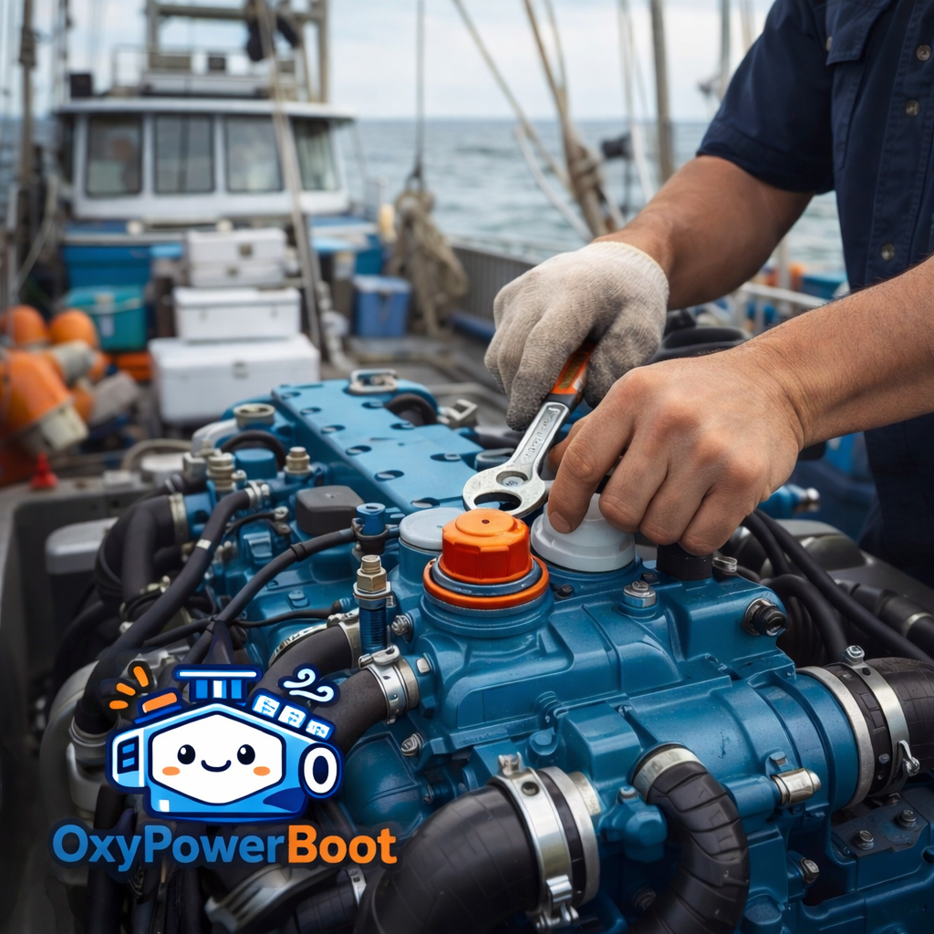 ดูแลเครื่องยนต์เรือประมง