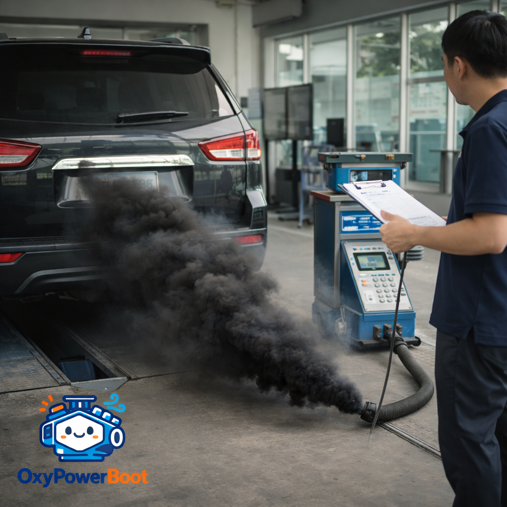 ตรวจสภาพรถไม่ผ่านเพราะควันดำ