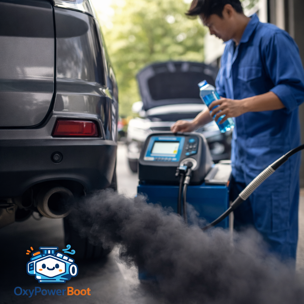 วิธีแก้ควันดำก่อนไปตรวจ ตรอ.