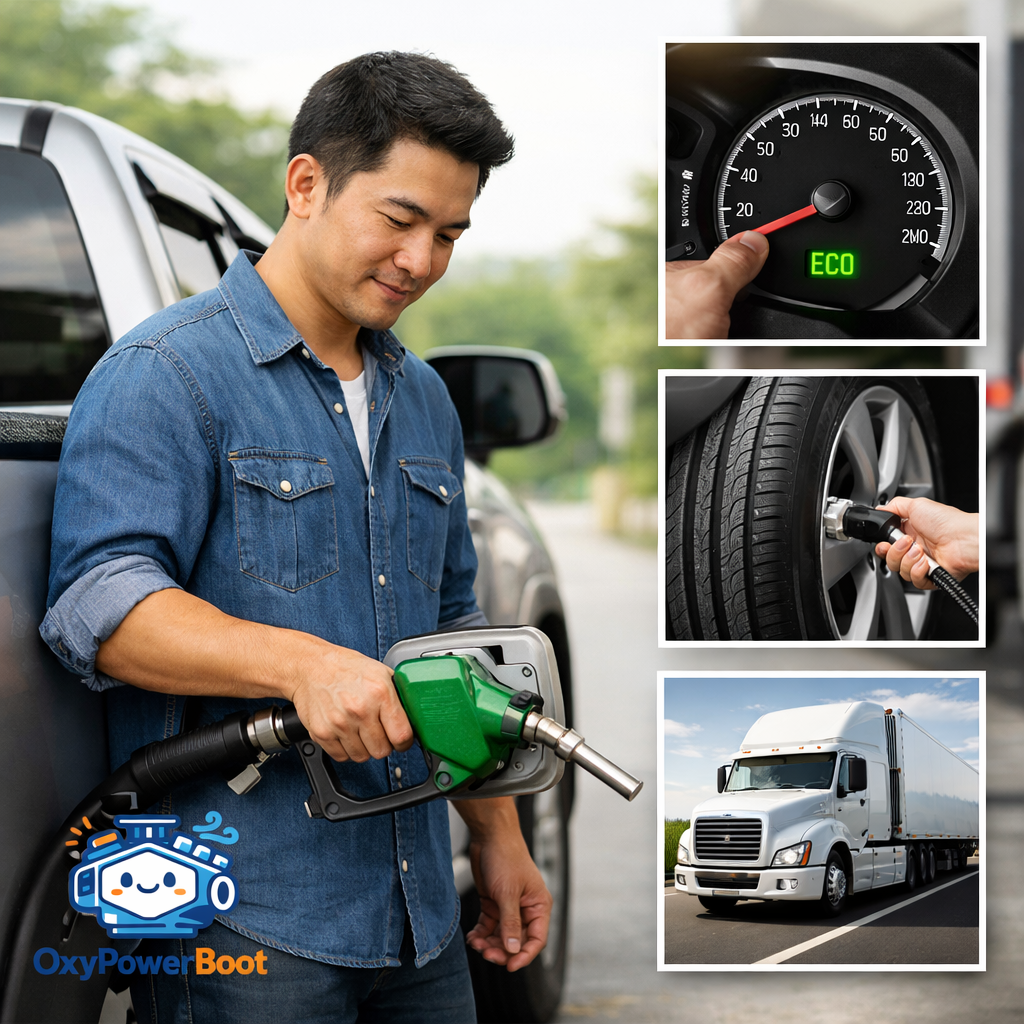 วิธีประหยัดน้ำมันดีเซล 20% เห็นผลจริง