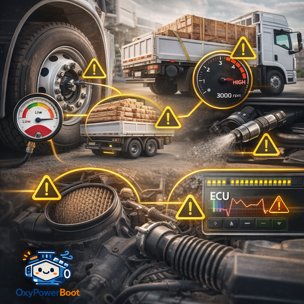 กราฟตัวอย่างการคำนวณ ROI และจุดคุ้มทุนจากการลดการใช้เชื้อเพลิง