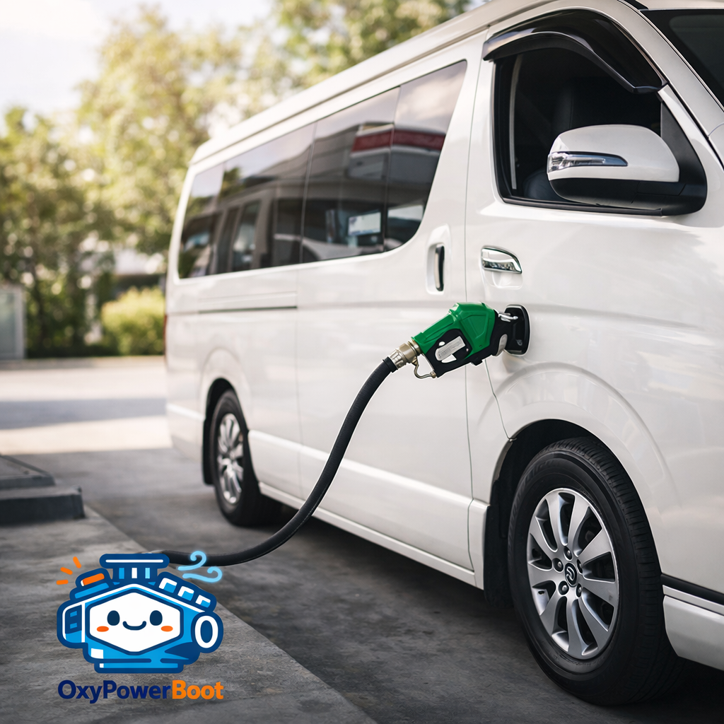 ราคาประหยัดน้ำมันรถตู้รับจ้าง