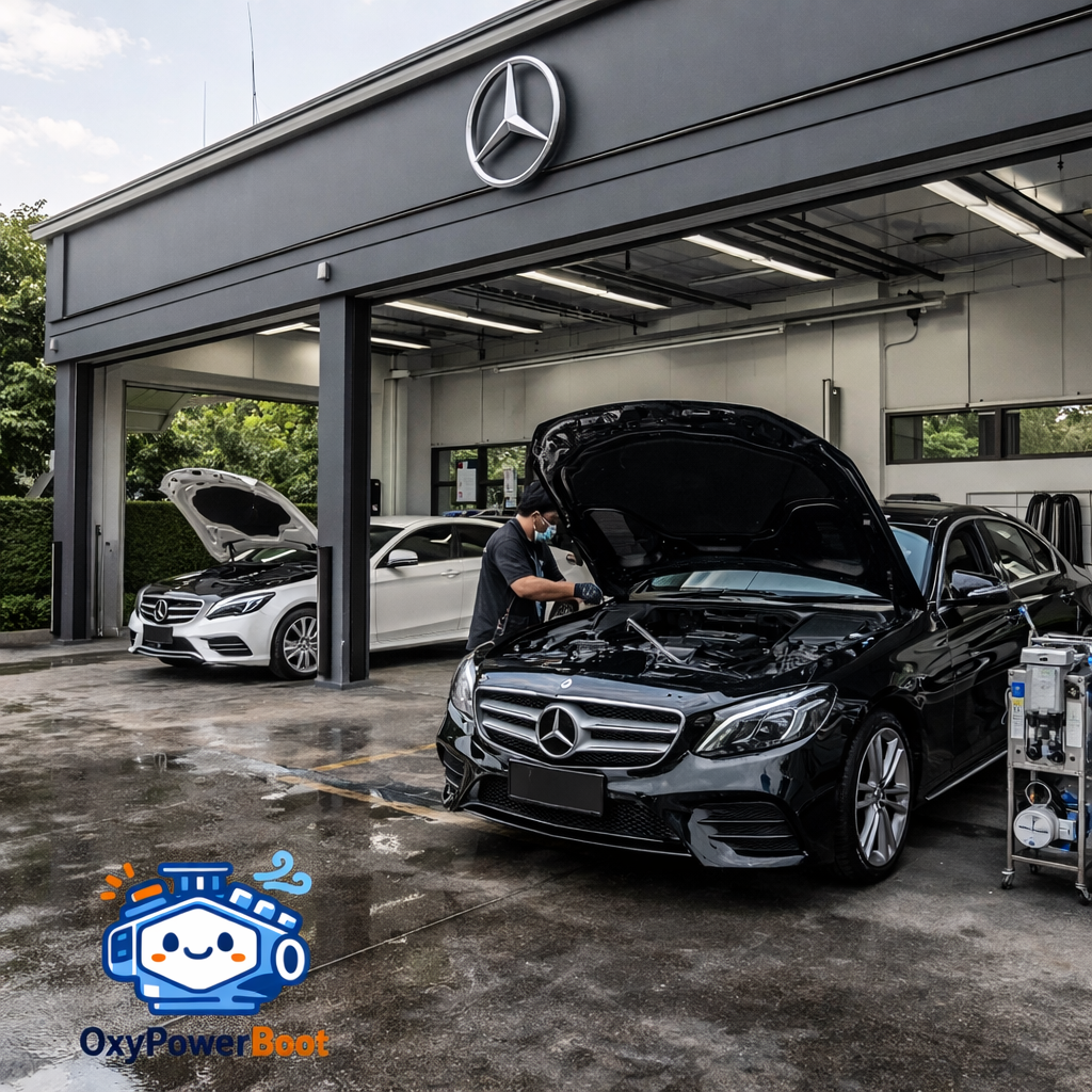 สถานที่ล้างเครื่องยนต์ Benz ดอนเมือง