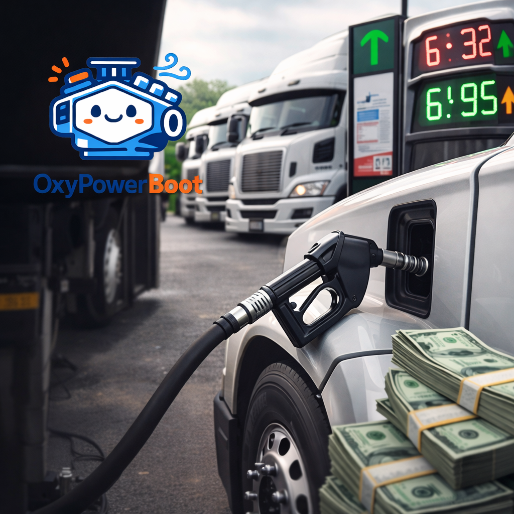 ภาพประกอบเกี่ยวกับ OxyPowerBoost ช่วยให้เครื่องเดินเรียบจริงไหม เช่น รถดีเซล เครื่องยนต์ หรือกราฟต้นทุนน้ำมัน