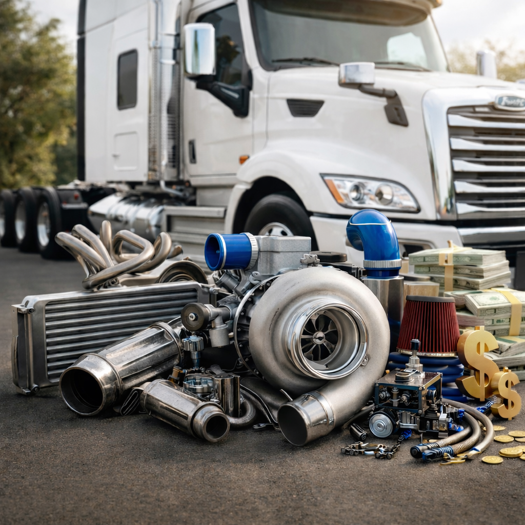 ภาพประกอบเกี่ยวกับ ขายชุดเพิ่มแรงม้ารถบรรทุก ราคาถูก เช่น รถดีเซล เครื่องยนต์ หรือกราฟต้นทุนน้ำมัน