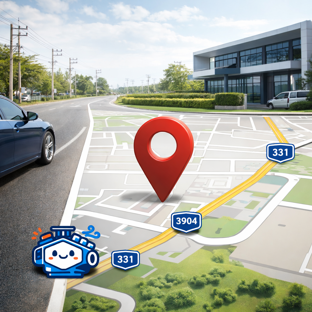 แผนที่ไปร้าน OxyPowerBoost ถนนสนามบิน